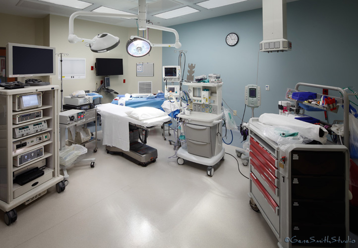 Hospital operating room and equipment