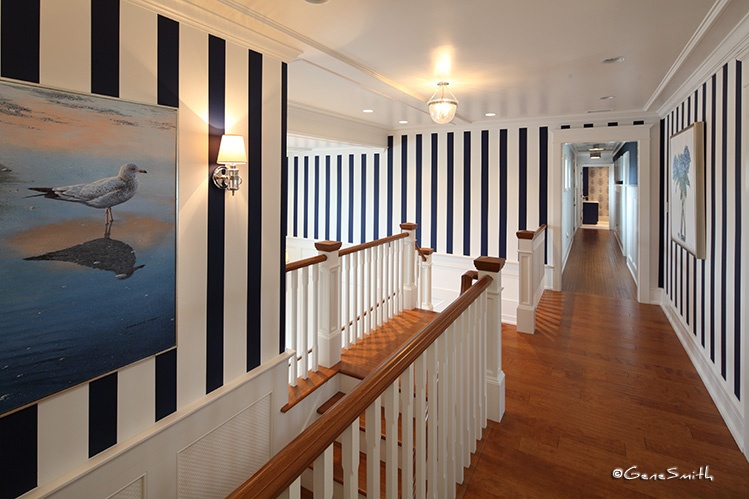 seagull painting-hardwood floor-seashore mansion-bayfront realestate
