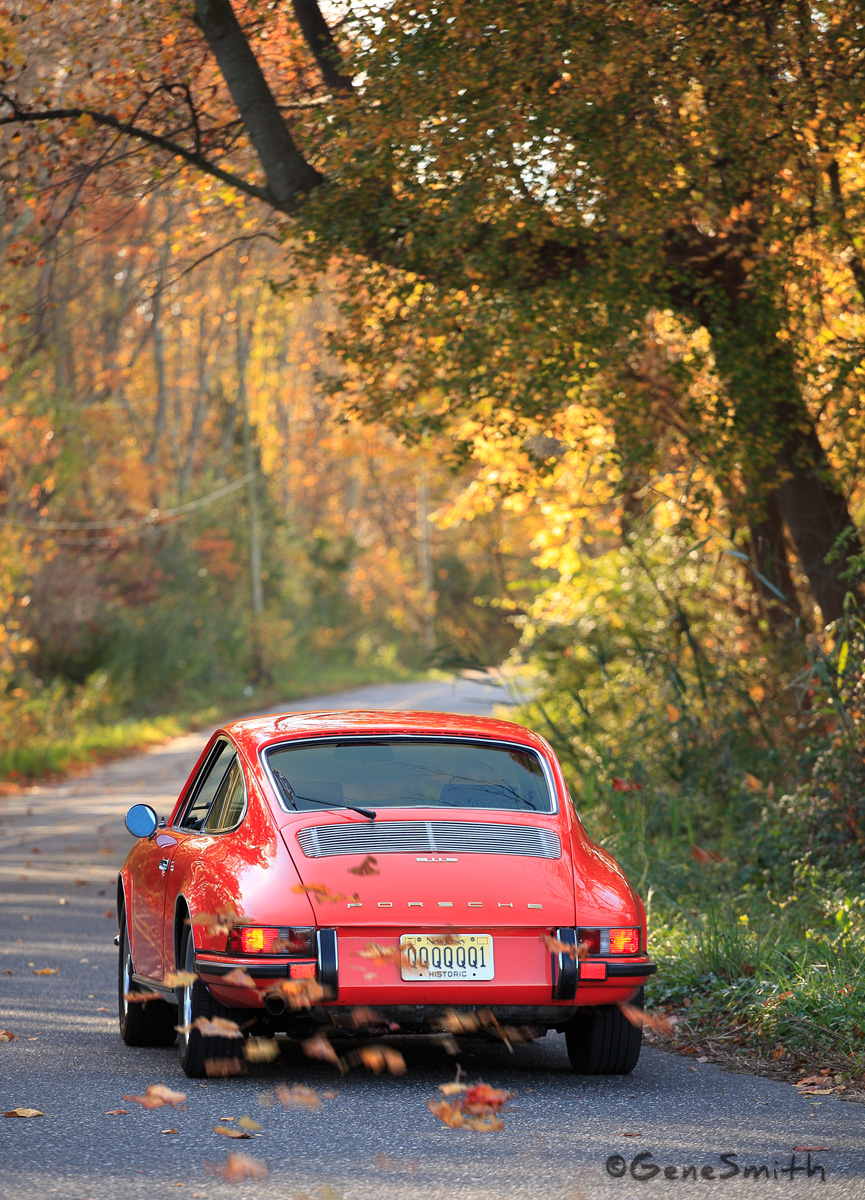 Here's a little road way down in Cumberland County that sees little use. The weather has been so terrific lately I decided to make a new photo of my little old car.