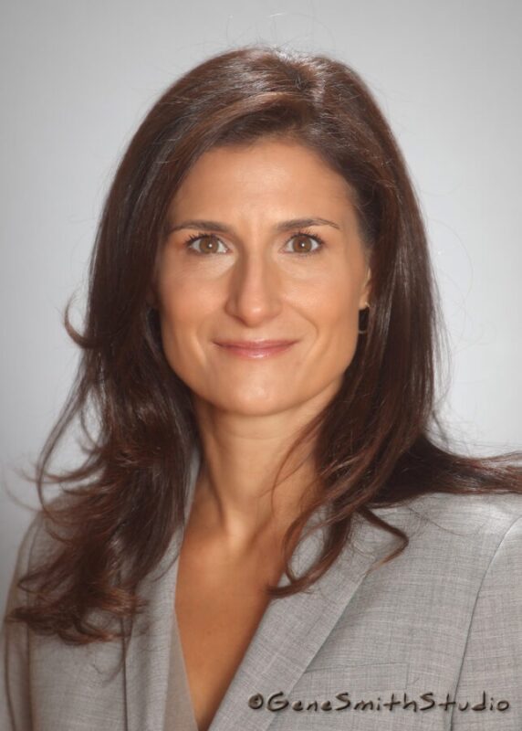 Professional headshot portrait of female executive for Linkedin